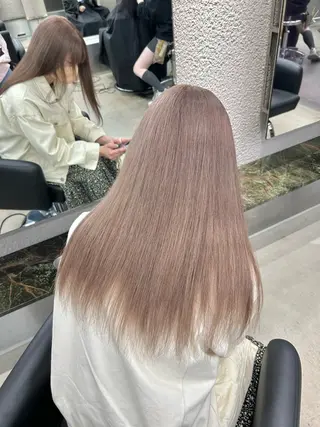 ロング カラー ✅ケアブリーチ✅ トヨオカ ノブヒデのヘアスタイル