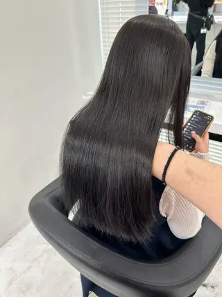 セミロング カラー 韓国カット/ パーマ/KOTAのヘアスタイル