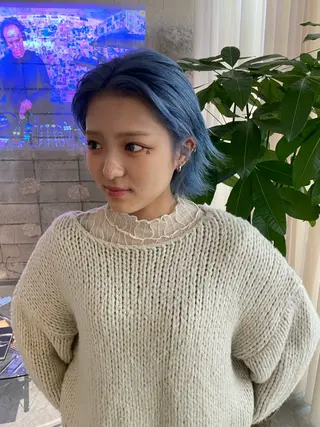 ショート カラー Haco+所属・デザインカラー★★★ Haco+shihoのヘアスタイル