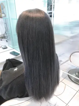 ロング カラー 保住 亮太のヘアスタイル