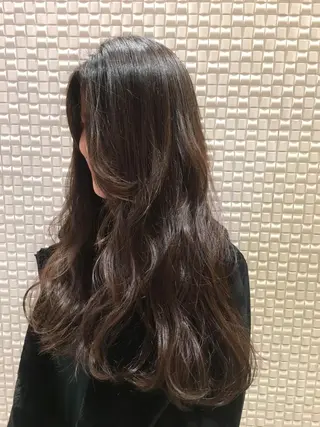 セミロング ロング カラー ヘアアレンジ scene.池袋所属・scene. haraのヘアスタイル