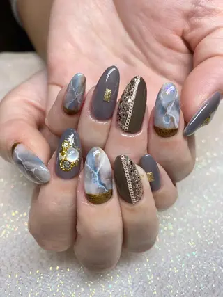 ネイル among アマン所属・lecoa_ kana／amongのネイルデザイン