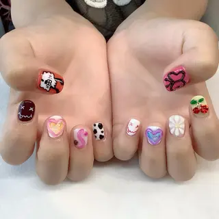 ネイル 💎🐰 saki. m 🐰💎のネイルデザイン