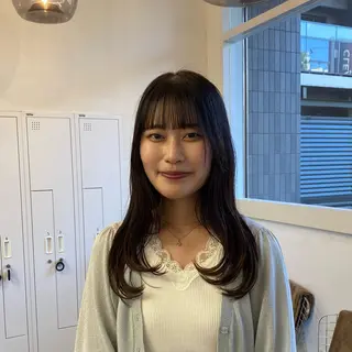 ロング clear of hair　 池下店所属・川角 しなのヘアスタイル
