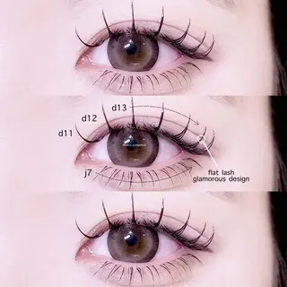 マツエク・マツパ eyelist SARA🎀のマツエク・マツパデザイン