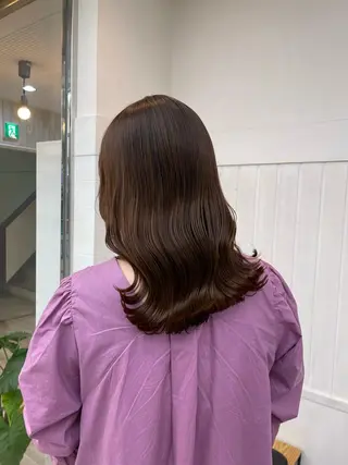 セミロング 髪質改善/髪質改善 ストレート特化　稲吉のヘアスタイル