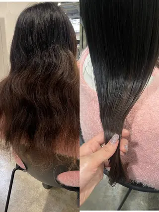 カラー 大迫 江梨のヘアスタイル