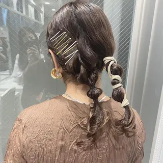 ヘアアレンジ ウルフカット／吉村 桃子のヘアスタイル