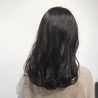 ミディアム カラー 【暖色カラー特化】 中山由梨のヘアスタイル