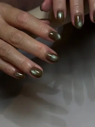 ネイル なんば堀江/育爪施術 ニュアンス✻Kaphのネイルデザイン