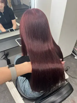 ロング カラー 韓国ヘア🖤/透明感 shihoのヘアスタイル