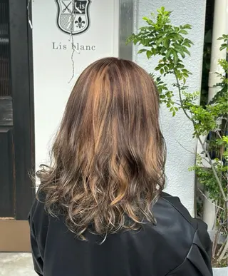 カラー Lis blanc所属・はらだここか/メンズ カットモデル募集中のヘアスタイル