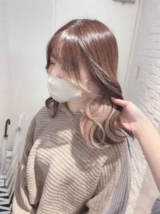 ミディアム カラー 新規割引あり♡ yuuのヘアスタイル