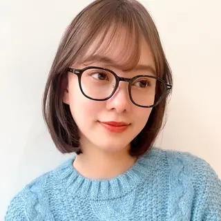 ショート カラー 🌱小顔ヘア/ボブ ミディアム/双葉🌱のヘアスタイル