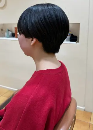 ショート 小顔ボブ/お悩み解決 /ボブパーマ/とういのヘアスタイル