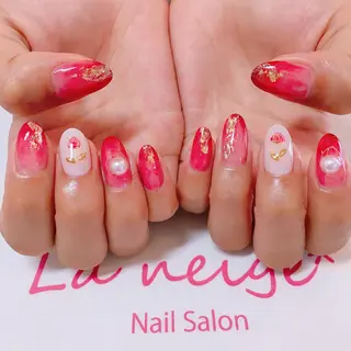 ネイル La neige* yuki 🥯🍑のネイルデザイン