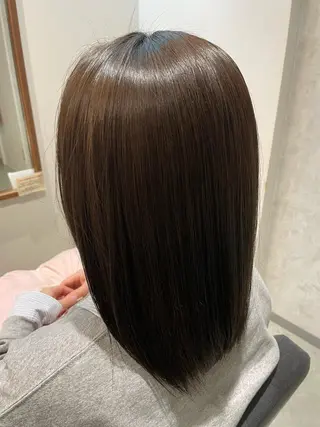 ミディアム Spin hair 檜垣菜愛のヘアスタイル