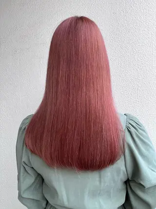 ロング I S所属・🌿透明感カラー‪ 縮毛矯正✨かずきのヘアスタイル