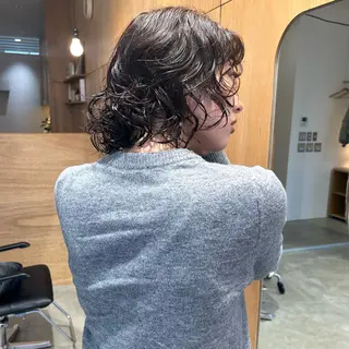 ショート パーマ park white所属・hina/パーマ /ニュアンスパーマのヘアスタイル