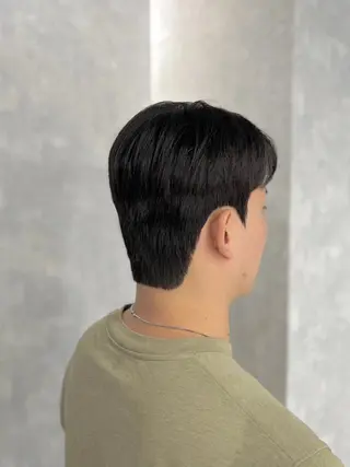 ショート パーマ メンズ 韓国メンズヘア/ ダウンパーマ/歩夢のヘアスタイル