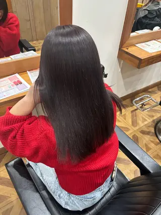 ロング カラー 兼子莉彩 ／暗髪🤎／暖色🍒のヘアスタイル