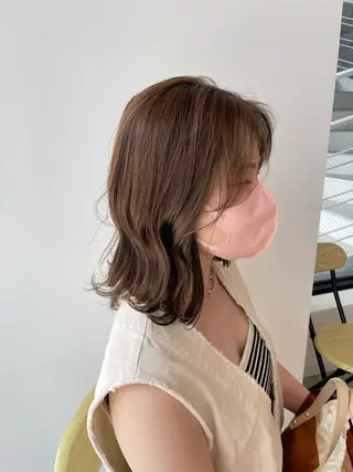 ミディアム カラー オスズ 🎀´-のヘアスタイル