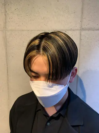 ショート カラー メンズ 似合わせウルフ/ レイヤー/山本祐輔のヘアスタイル