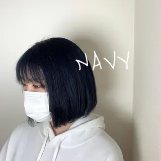 ショート カラー ボブウルフ／ボブ Satsuki【名駅のヘアスタイル