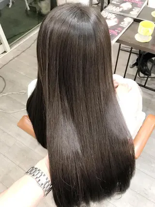 セミロング カラー グレージュ/髪質改善 Yamato.hのヘアスタイル