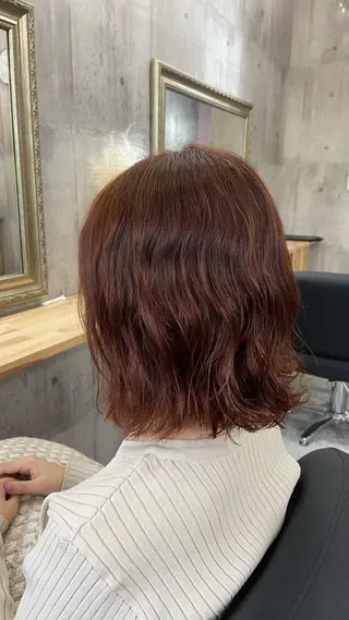 ショート カラー パーマ Sunny side 大名 RIOのヘアスタイル