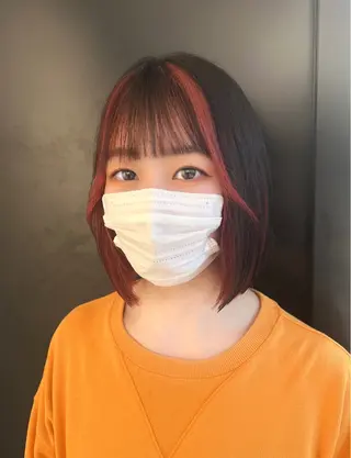 ショート カラー 目を惹く艶髪/髪質 改善カラー🤎ぐっちのヘアスタイル