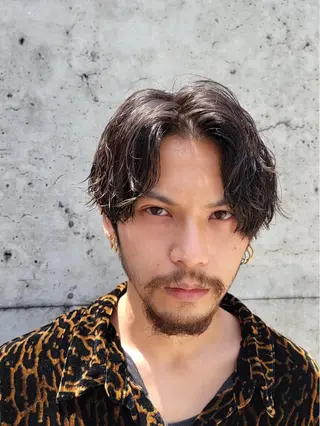 パーマ 原宿波巻きスパイラル パーマTOSHIのヘアスタイル