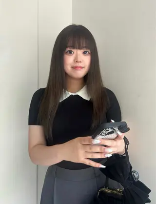 ロング カラー 松本 雪愛のヘアスタイル