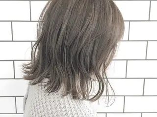 ミディアム カラー パーマ ヘアアレンジ ネイル マツエク・マツパ 川野 彩海のヘアスタイル