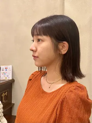 ミディアム カラー roost 優のヘアスタイル