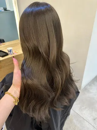 セミロング 中村 かおりのヘアスタイル