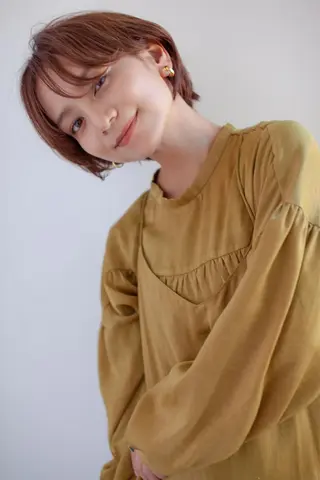 ショート カラー 福島成美/髪質改善 縮毛矯正/カラーのヘアスタイル