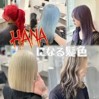 ロング カラー GaKu/ハイトーン /ブリーチ/ブロンドのヘアスタイル