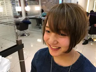 ショート カラー 似合わせ／代表 髪質改善/山田将大のヘアスタイル