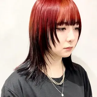ミディアム カラー カラー系/カット特化 🟠オオタキマサシのヘアスタイル