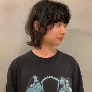 ショート パーマ アンニュイヘア🪽 ayumiのヘアスタイル