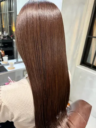 ロング カラー 髪質改善/縮毛矯正/ 艶髪/春山良太のヘアスタイル