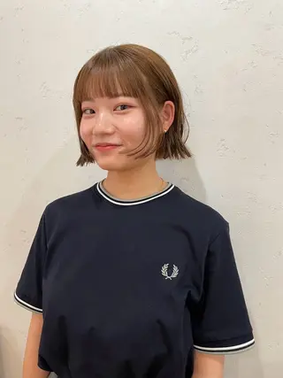 ショート 🧣misaki 透明感カラー🧣のヘアスタイル