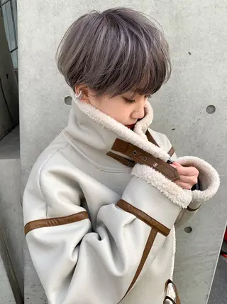 ショート 福山 晴香のヘアスタイル