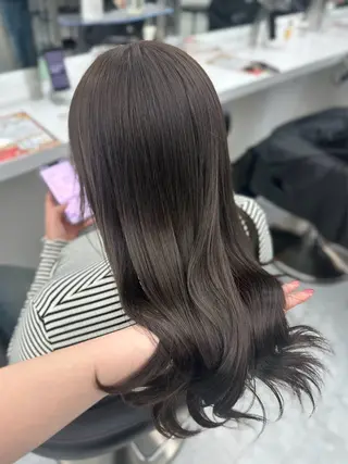 セミロング カラー ガーリーstyle ❤︎misaki🏹のヘアスタイル