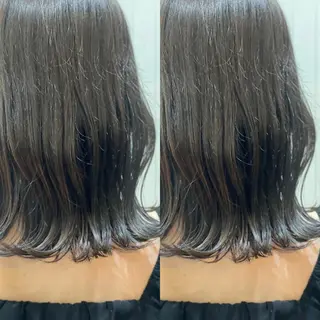 セミロング カラー Snaly カラー特化ページのヘアスタイル