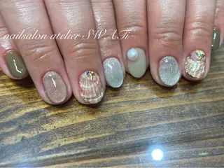 ネイル ヘアーサロン大野所属・nailsalon SWATiのネイルデザイン