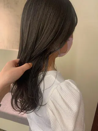 ロング カラー yupi🐈‍⬛ レイヤー/パーマのヘアスタイル