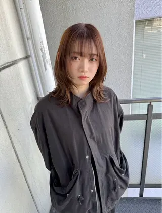 ミディアム カラー 【.ico】心斎橋 飛田ゆうきのヘアスタイル