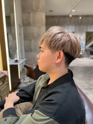 カラー メンズ 片山 雄のヘアスタイル